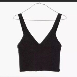 Madewell Brodale Cropped Sweater Tank